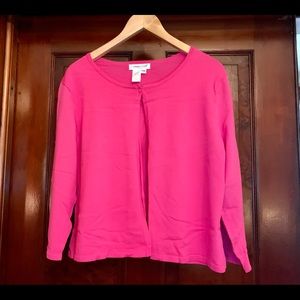 Coldwater Creek Pink Cardigan Jacket